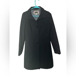 J. Crew Women's Elegant Black Trench Coat